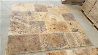 Scabos Travertine Paving Stone