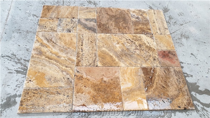 Scabos Travertine Paving Stone