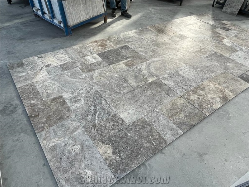 Silver Travertine  Paving Stone
