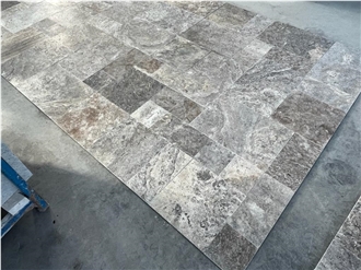 Silver Travertine  Paving Stone