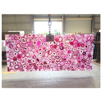 Pink Rose Agate Semiprecious Stone