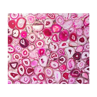 Pink Rose Agate Semiprecious Stone