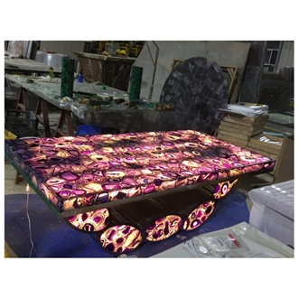 Pink Rose Agate Semiprecious Stone