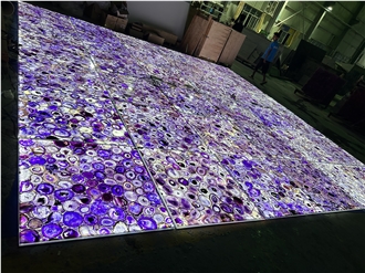 Purple Semiprecious Stone Tiles