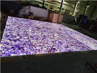 Purple Semiprecious Stone Tiles