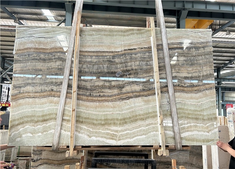 Argento Onyx Marble Slabs