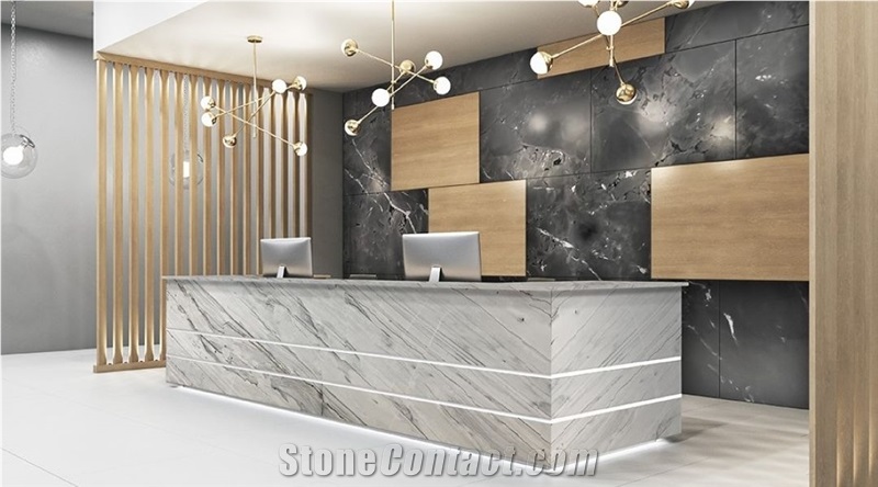 Black Negresco Quartzite Slab For Wall Tiles