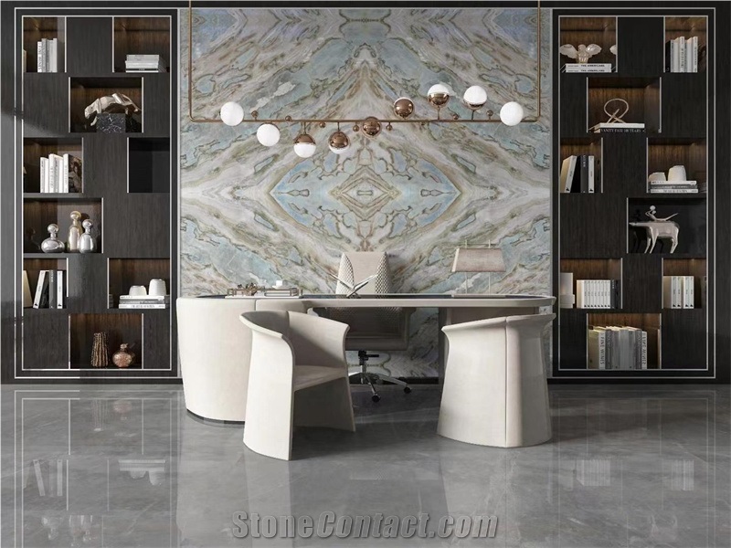Dedalus Blue Marble Slab Tiles