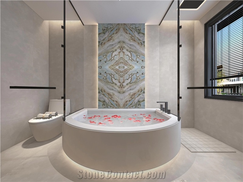 Dedalus Blue Marble Slab Tiles