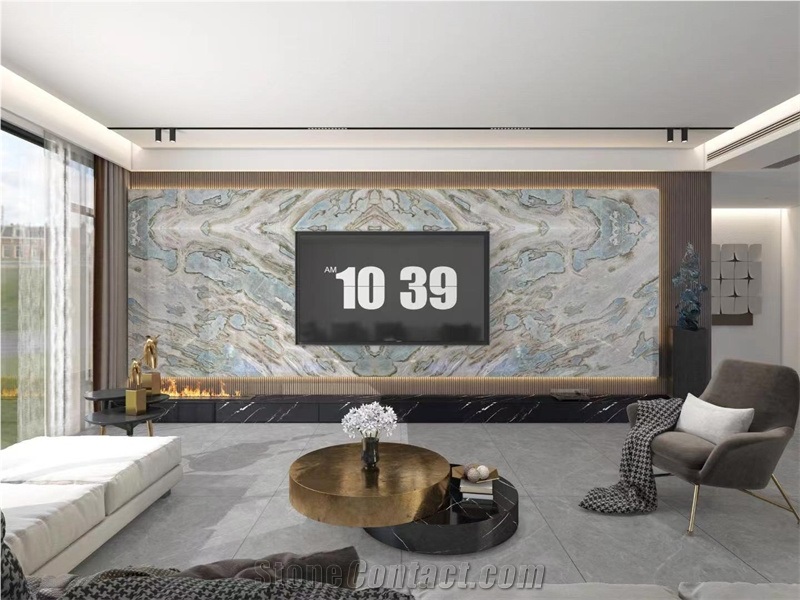 Dedalus Blue Marble Slab Tiles