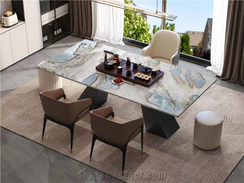 Dedalus Blue Marble Slab Tiles