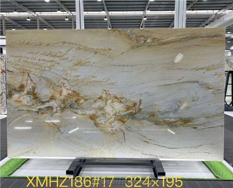 Fusion Gold Quartzite Golden Fusion Silk Quartzite Slabs