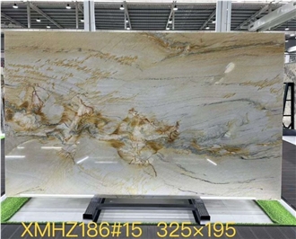 Fusion Gold Quartzite Golden Fusion Silk Quartzite Slabs