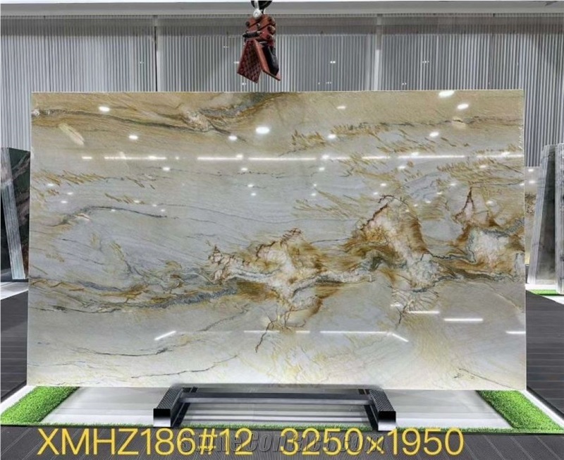 Fusion Gold Quartzite Golden Fusion Silk Quartzite Slabs