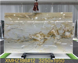 Fusion Gold Quartzite Golden Fusion Silk Quartzite Slabs