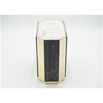Large Brass Portoro Marble Dining Room Table