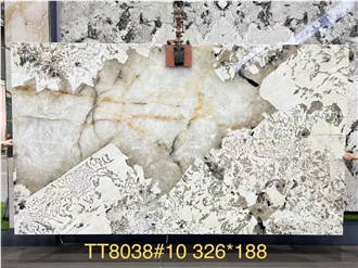 Pandora White Quartzite Slabs