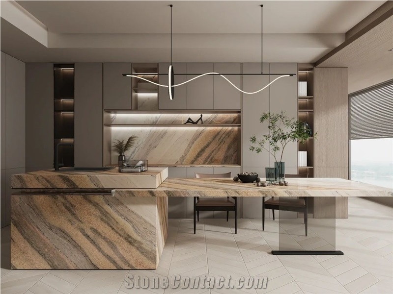 Polished Home Decor Statuario Rosso Marble Slab For Tiles