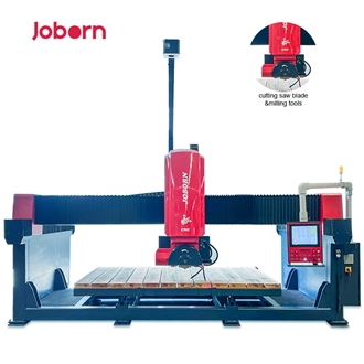 5 Axis CNC Cutter Bridge Saw Cutting Machine For Granite Marble