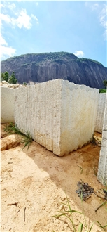 White Dallas Granite Blocks