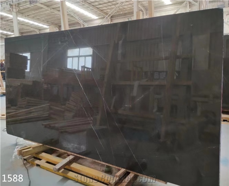 Bulgarian Grey Marble Tiles Grafitti Persian Gray Big Slab