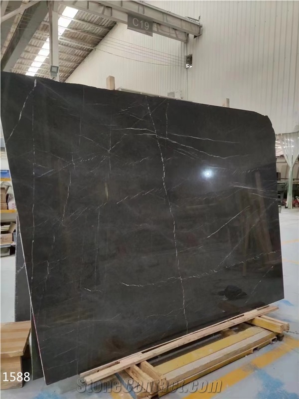 Bulgarian Grey Marble Tiles Grafitti Persian Gray Big Slab