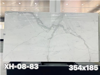 Calacatta Pearl Marble Bianco Extra White Slabs Tiles