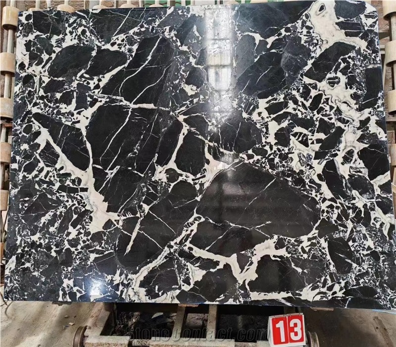 Noir Grand Antique Marble Tiles Marmor Noire Antique Slab