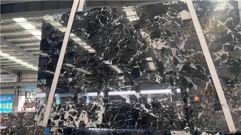 Noir Grand Antique Marble Tiles Marmor Noire Antique Slab