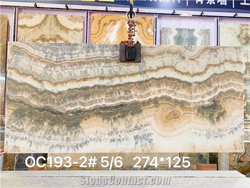Silver Onyx Slabs Grey Blue Onix Big Slab Wall Tile Use