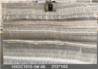 Silver Onyx Slabs Grey Blue Onix Big Slab Wall Tile Use