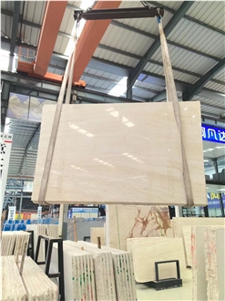 Super White Travertine Slabs Persian Stone Tile