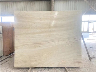 Super White Travertine Slabs Persian Stone Tile