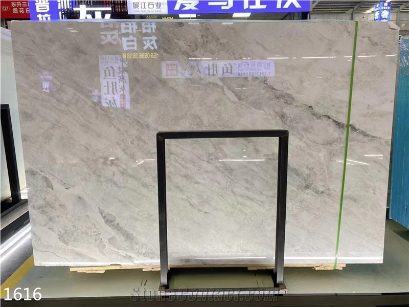 Turkey Blanco Ibiza Marble Slabs  Aydin White Yabo White