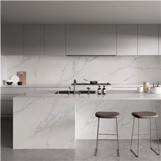 20Mm 30Mm Rich Edge Process 5012 Quartz Kitchen Countertop
