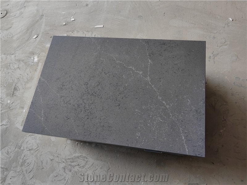 GOLDTOP 5039 Laurent Black Quartz Slabs