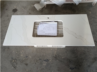 GOLDTOP 5109 Calacatta Apuana White Quartz Kitchen Tops