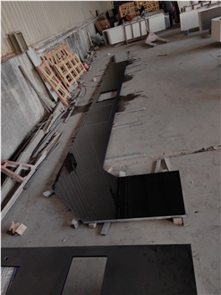 Goldtop Black Galaxy Granite Kitchen Countertops