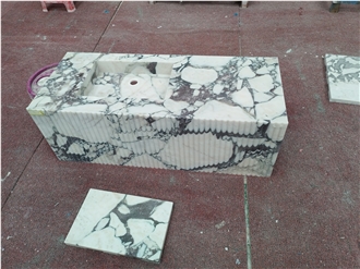 Goldtop Calacatta Viola Bathroom Countertop