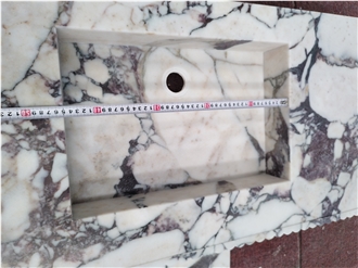 Goldtop Calacatta Viola Bathroom Countertop