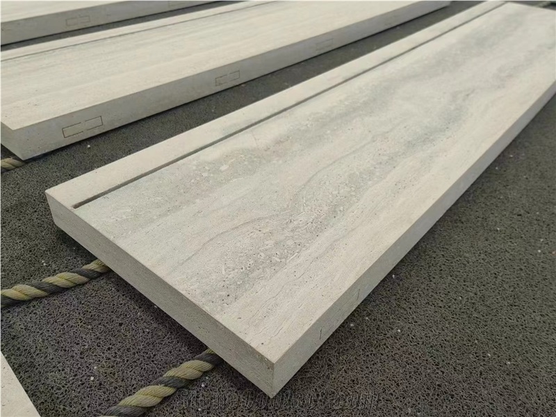 Polished Crema Toscana Travertine  Wall Tiles