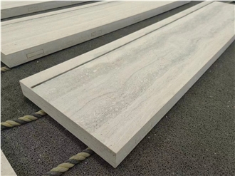 Polished Crema Toscana Travertine  Wall Tiles