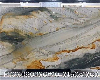 Aquarella Golden Quartzite Slabs