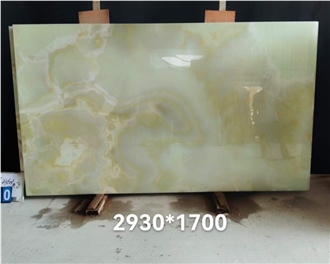 Light Green Onyx Slabs
