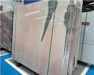 Pink Rainbow Marble Slabs