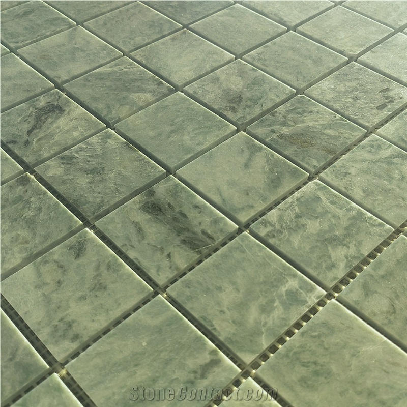 Green Marble Mosaic Tiles For Backsplash Wall Tiles