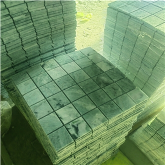 Green Marble Mosaic Tiles For Backsplash Wall Tiles