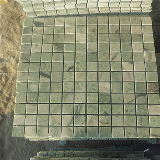 Green Marble Mosaic Tiles For Backsplash Wall Tiles