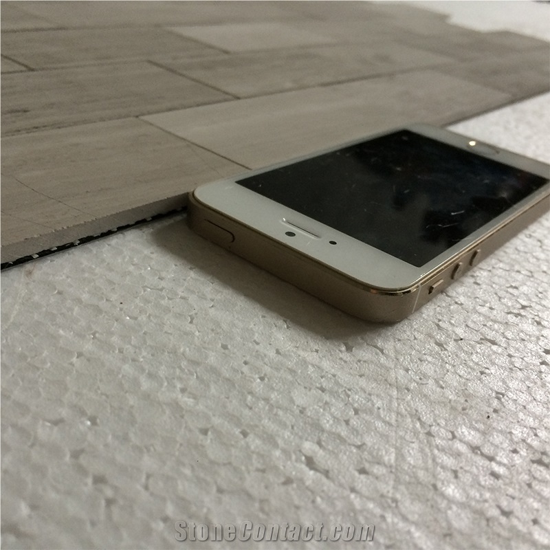 Peel And Stick 4Mm Adhesive Thin Subway Marble Mosaic Tiles