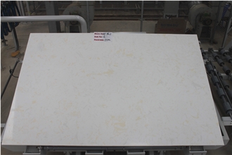 Bao Lai Artificial Marble Stone Ivory  Quartz Slabs